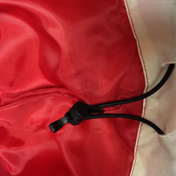 Champion B2410 Men's Scout II V- Neck Pullover Windbreaker Jacket Red Size L NWT - Picture 8 of 8